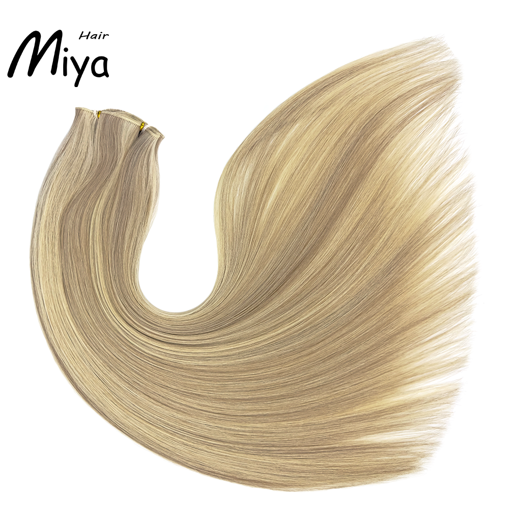 Piano Hair Highlight Weft Genius Weft Best Quality Double Drawn 100% Cuticle Aligned Human Hair Extensions From One Donor 16-30inch