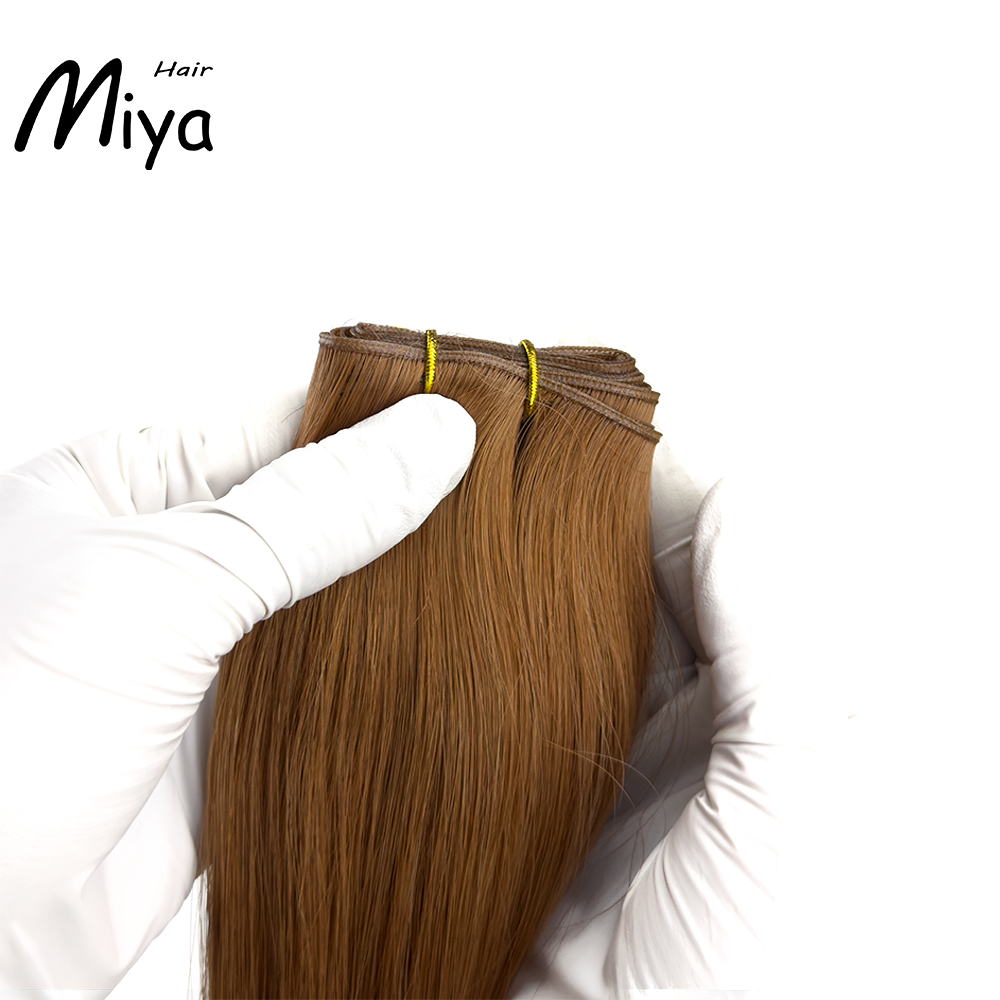 Copper Hair #33 Genius Weft Best Quality Double Drawn 100% Cuticle Aligned Human Hair From One Donor 16-30inch Hair Extensions