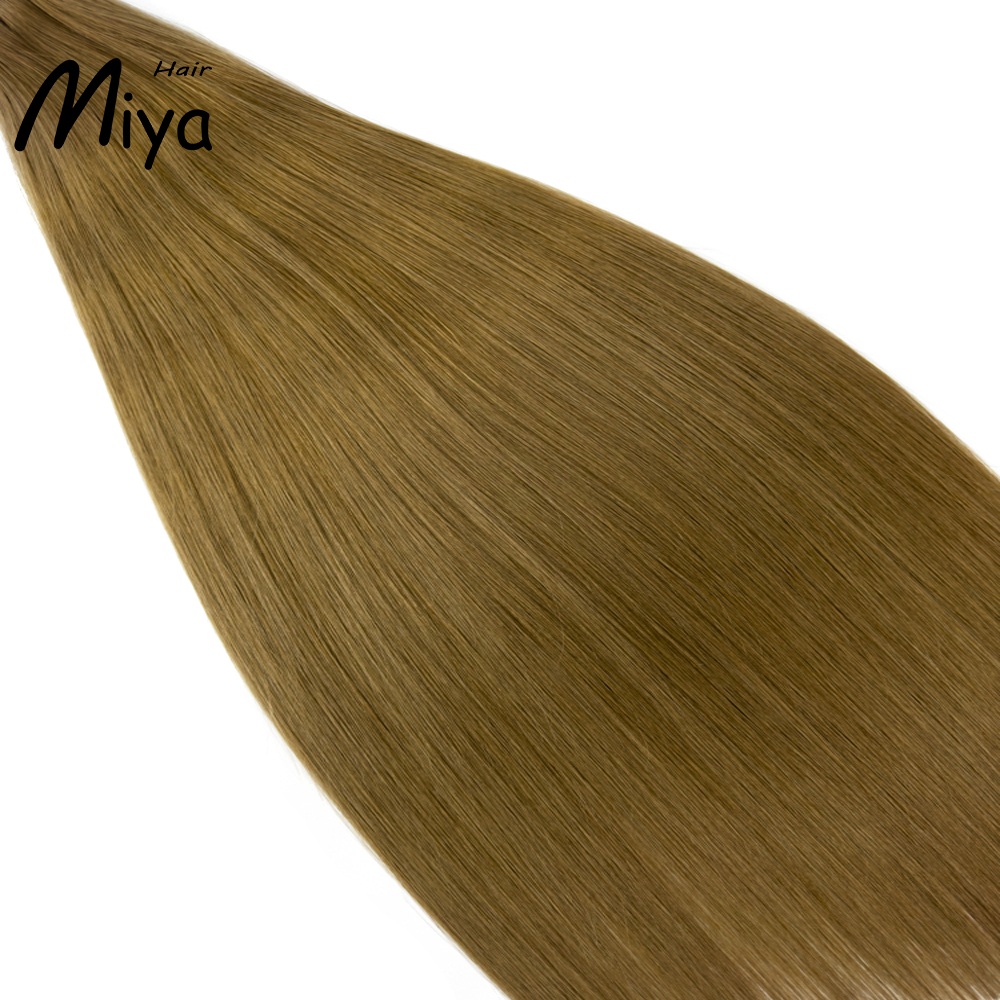 Light Brown Genius Weft From One Donor Virgin Hair Best Quality Double Drawn 100% Cuticle Aligned Human Hair Extensions 16-30inch Remy Hair Natural Hair