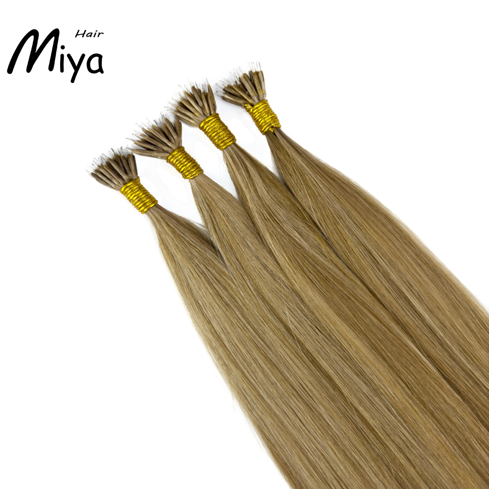 Piano Nano Highlight Brown Virgin Hair Nano Ring Hair Best Quality Double Drawn 100% Cuticle Aligned Human Hair From One Donor 16-30inch Nano Bead Hair Extensions Nano Hair