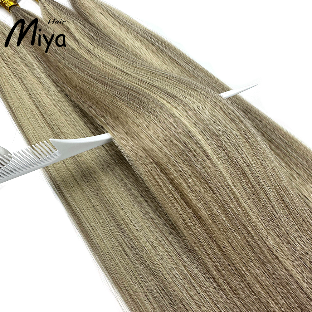 Piano Nano Highlight Hair Virgin Hair Nano Ring Hair Best Quality Double Drawn 100% Cuticle Aligned Human Hair From One Donor 16-30inch Nano Bead Hair Extensions Nano Hair