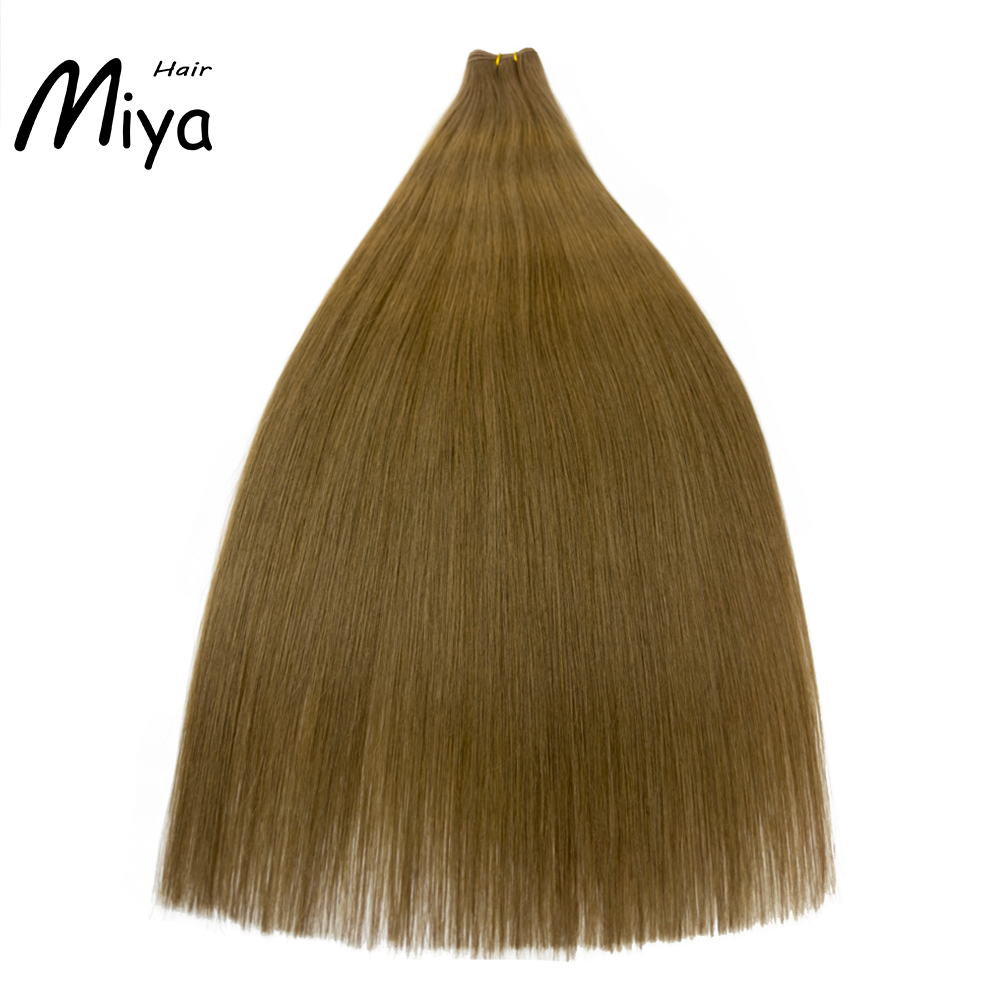 Light Brown Genius Weft From One Donor Virgin Hair Best Quality Double Drawn 100% Cuticle Aligned Human Hair Extensions 16-30inch Remy Hair Natural Hair
