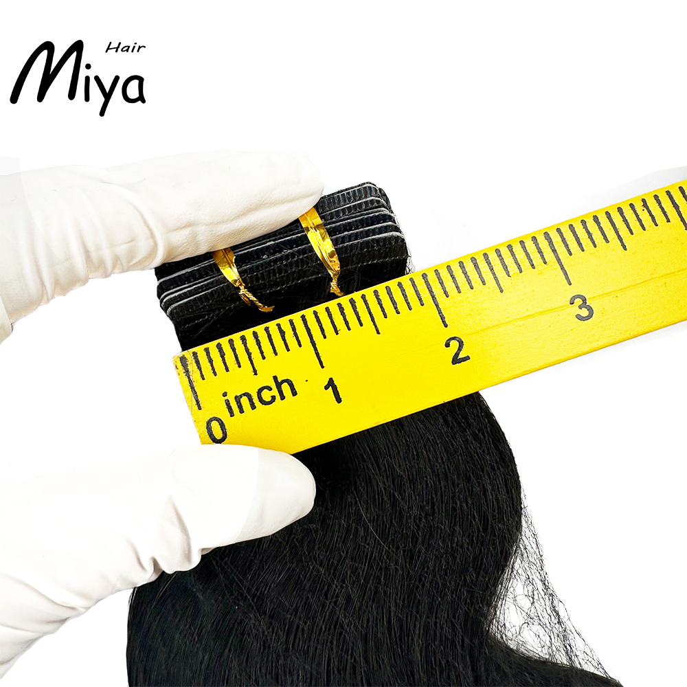 Body Wave Tape Hair Natural Black Virgin Hair Tape Ins Best Quality Double Drawn 100% Cuticle Aligned Human Hair From One Donor 16-30inch Tape In Hair