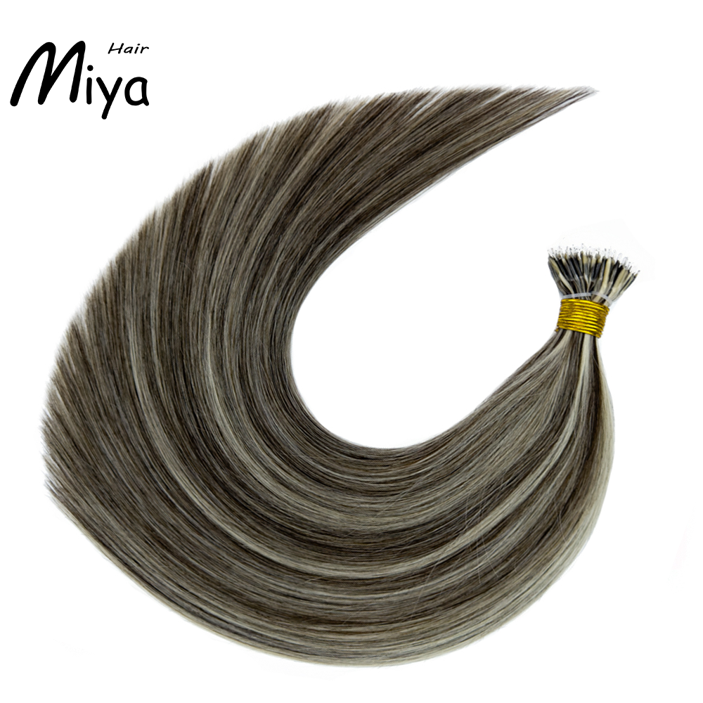 Piano Nano Highlight Virgin Hair Nano Ring Hair Best Quality Double Drawn 100% Cuticle Aligned Human Hair From One Donor 16-30inch Nano Bead Hair Extensions Nano Hair