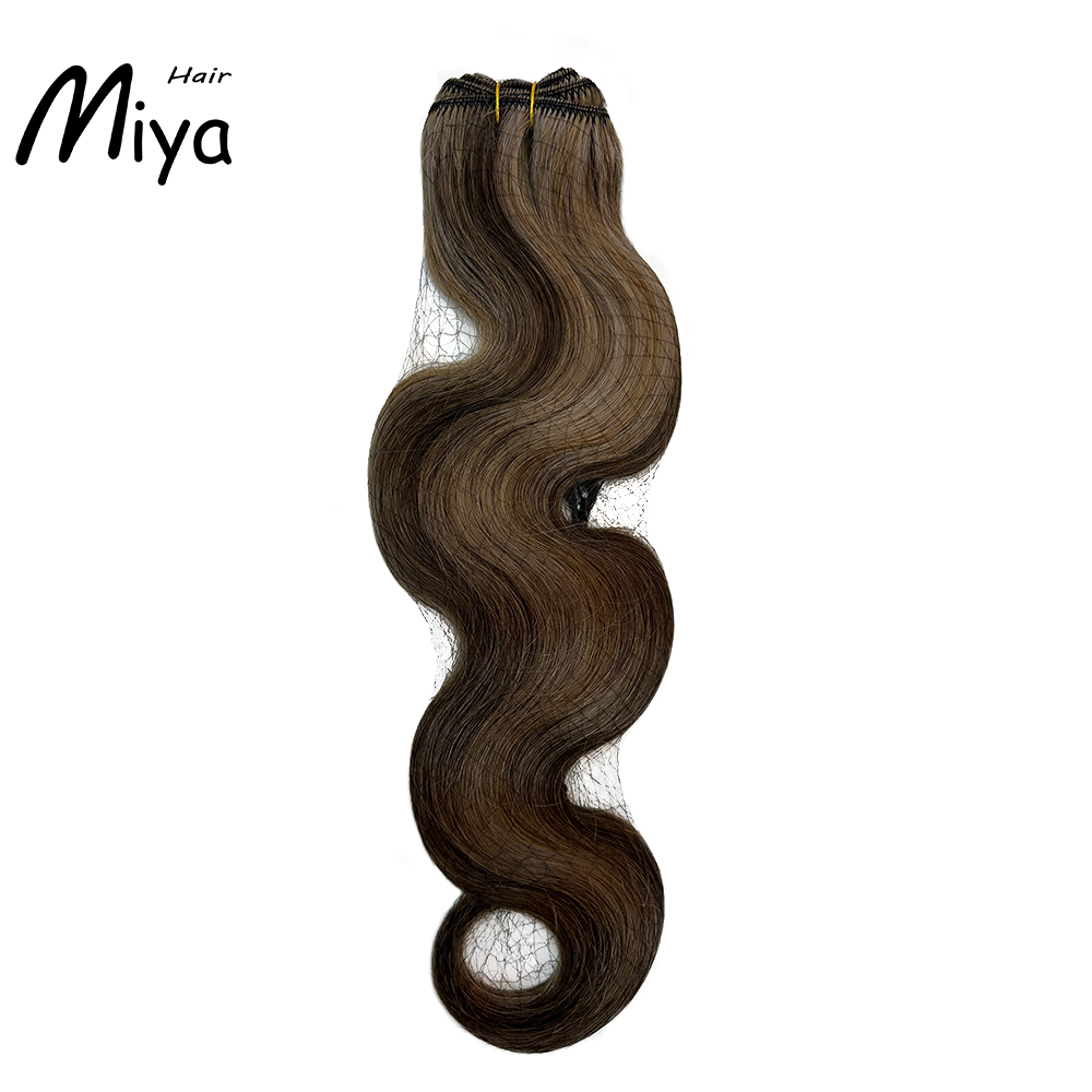 Piano Extensions Highlight Hair Body Wave Bundles From One Donor Best Quality Double Drawn 100% Cuticle Aligned Human Hair Extensions Machine Weft Volume Weft Hair Weft Hair Bundles