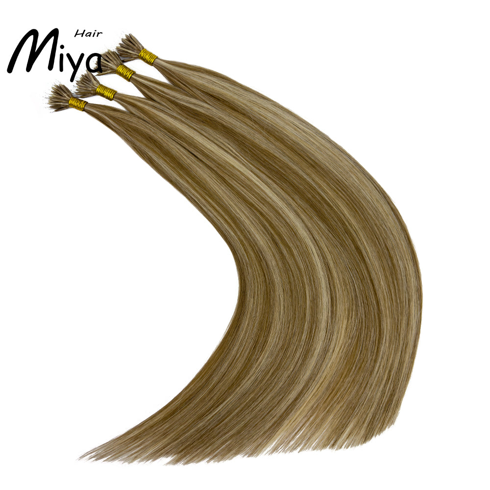 Piano Nano Highlight Virgin Hair Nano Ring Hair Best Quality Double Drawn 100% Cuticle Aligned Human Hair From One Donor 16-30inch Nano Bead Hair Extensions Nano Hair