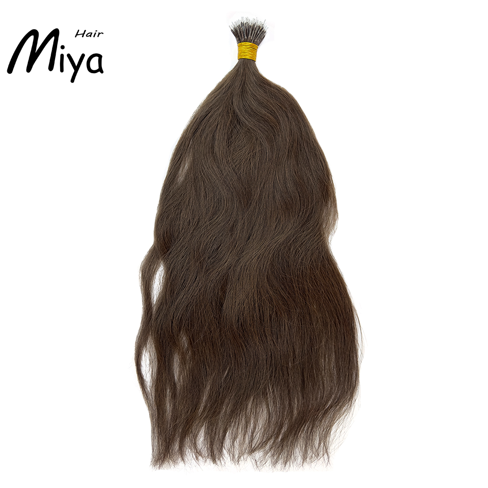 Brown Nano Hair Natural Straight Virgin Nano Ring Hair Best Quality Double Drawn 100% Cuticle Aligned Human Hair From One Donor 16-30inch Nano Bead Hair Extensions Nano Hair
