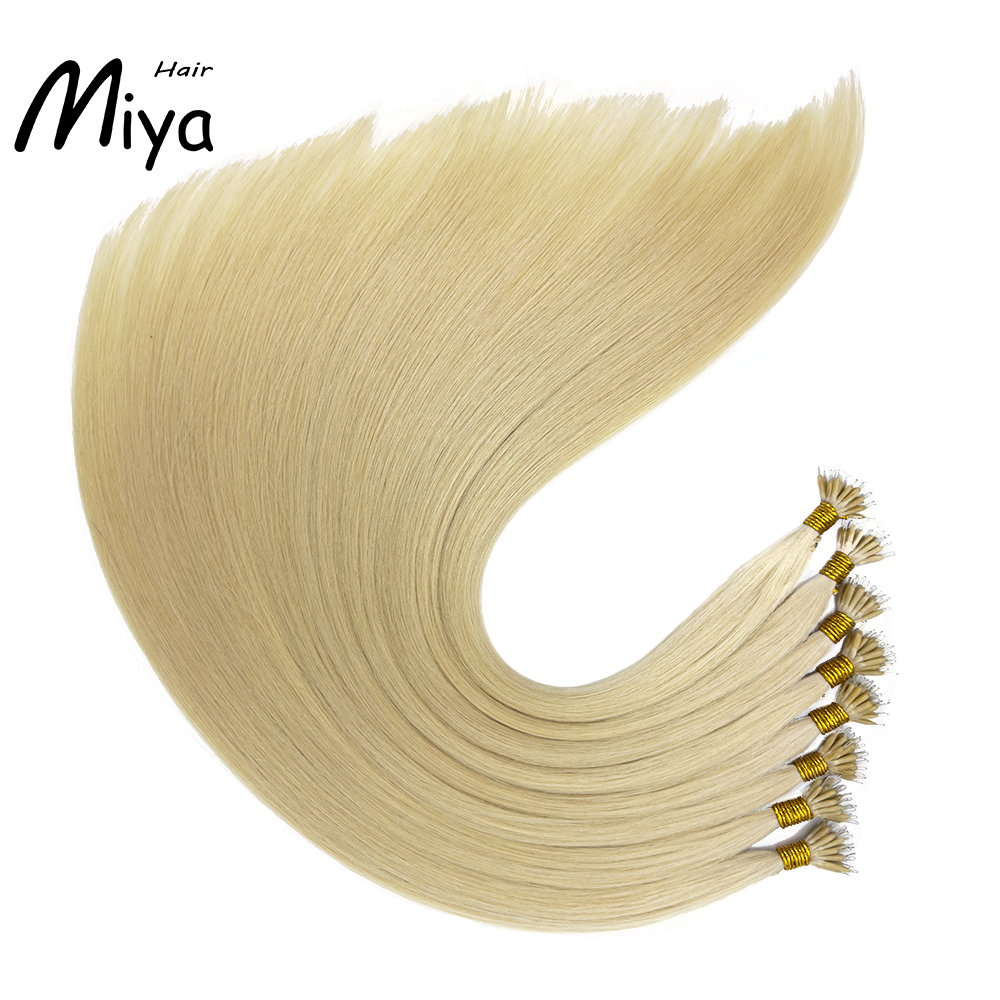 Light Blonde Virgin Hair Nano Ring Hair Best Quality Double Drawn 100% Cuticle Aligned Human Hair From One Donor 16-30inch Nano Bead Hair Extensions Nano Hair
