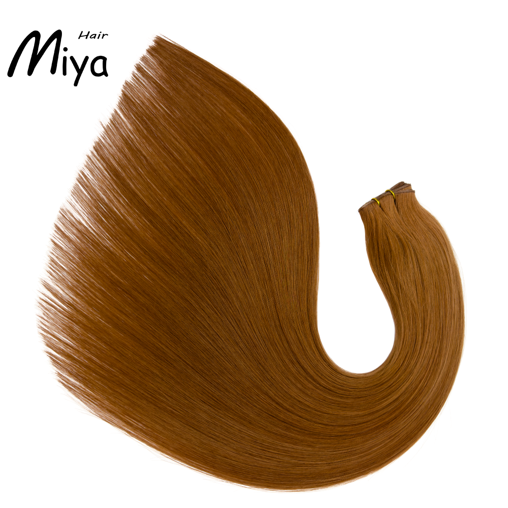 Copper Hair #33 Genius Weft Best Quality Double Drawn 100% Cuticle Aligned Human Hair From One Donor 16-30inch Hair Extensions