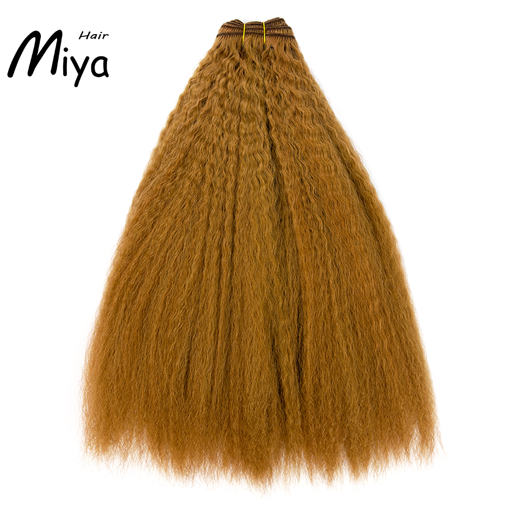 Copper Hair Bundles Highlight Extensions Piano Hair Kinky Straight Bundles Best Quality From One Donor Double Drawn 100% Cuticle Aligned Human Hair Extensions Machine Weft Volume Weft Hair Weft Hair Bundles
