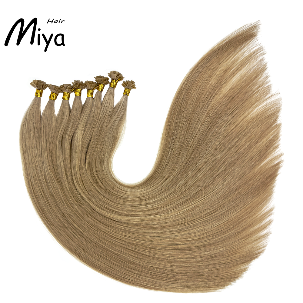 Mixed Hair Keratin Hair Virgin Hair Best Quality Double Drawn 100% Cuticle Aligned Human Hair From One Donor 16-30inch Flat Tip Hair Unprocessed Hair