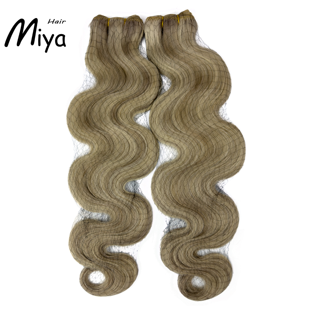 Piano Bundles Highlight Weft Blonde Extensions Body Wave Bundles Best Quality From One Donor Double Drawn 100% Cuticle Aligned Human Hair Extensions Machine Weft Volume Weft Hair Weft Hair Bundles