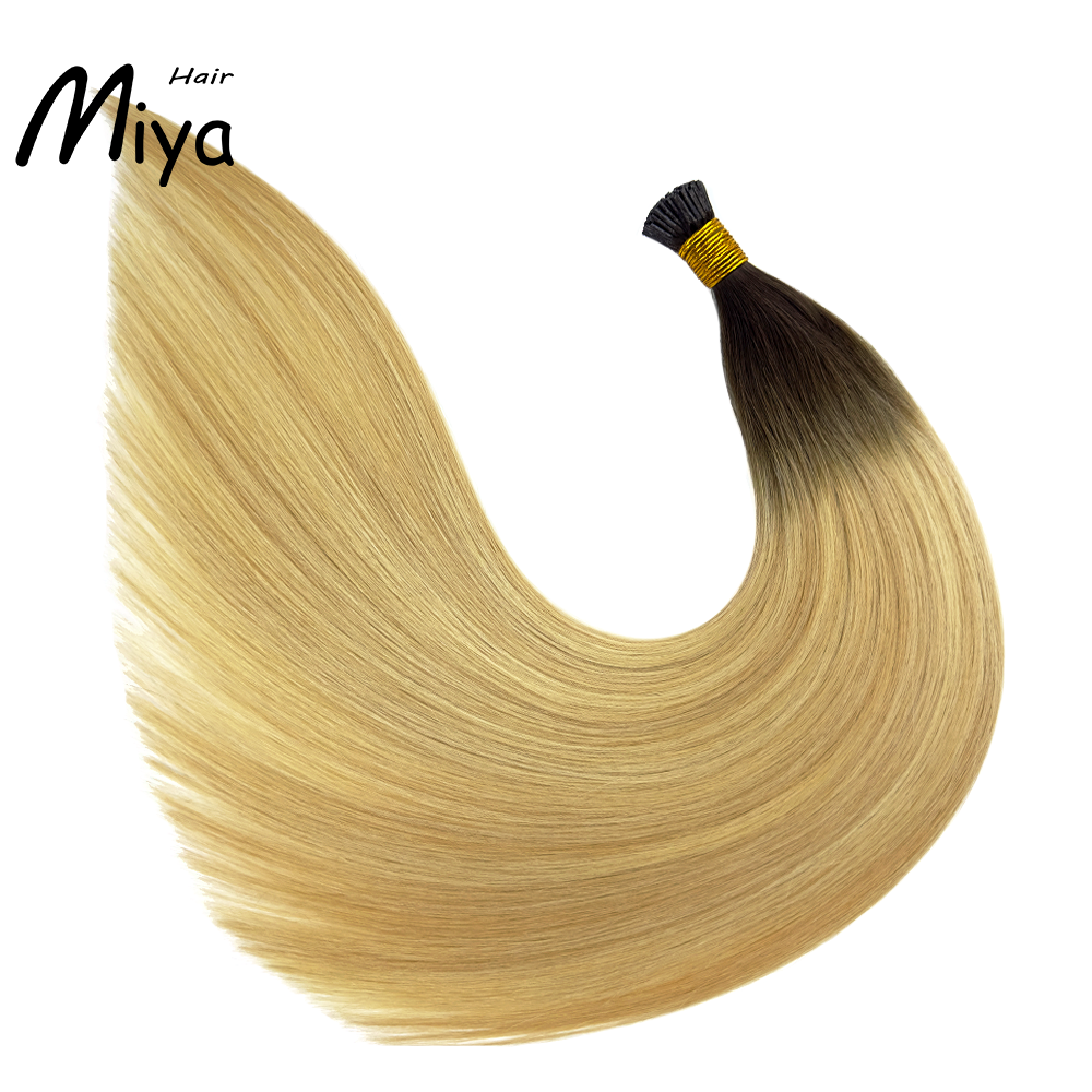 Balayage Blonde I Tip Hair Best Quality Double Drawn 100% Cuticle Aligned Human Hair From One Donor 16-30inch