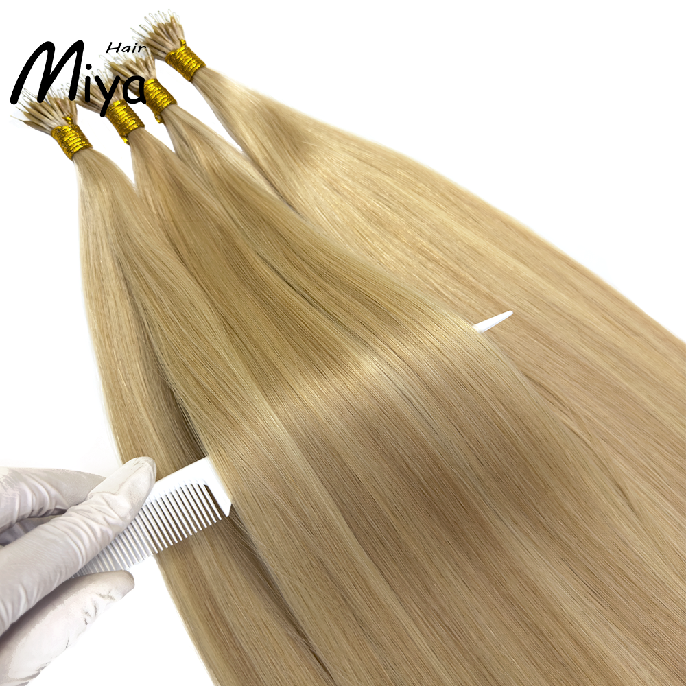 Piano Hair Highlight Virgin Hair Nano Ring Hair Best Quality Double Drawn 100% Cuticle Aligned Human Hair From One Donor 16-30inch Nano Bead Hair Extensions Nano Hair