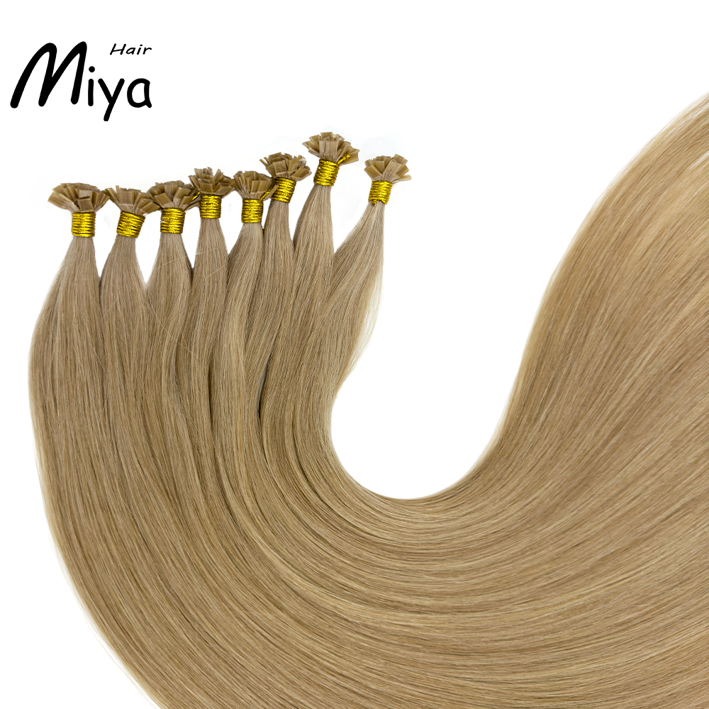 Mixed Hair Keratin Hair Virgin Hair Best Quality Double Drawn 100% Cuticle Aligned Human Hair From One Donor 16-30inch Flat Tip Hair Unprocessed Hair