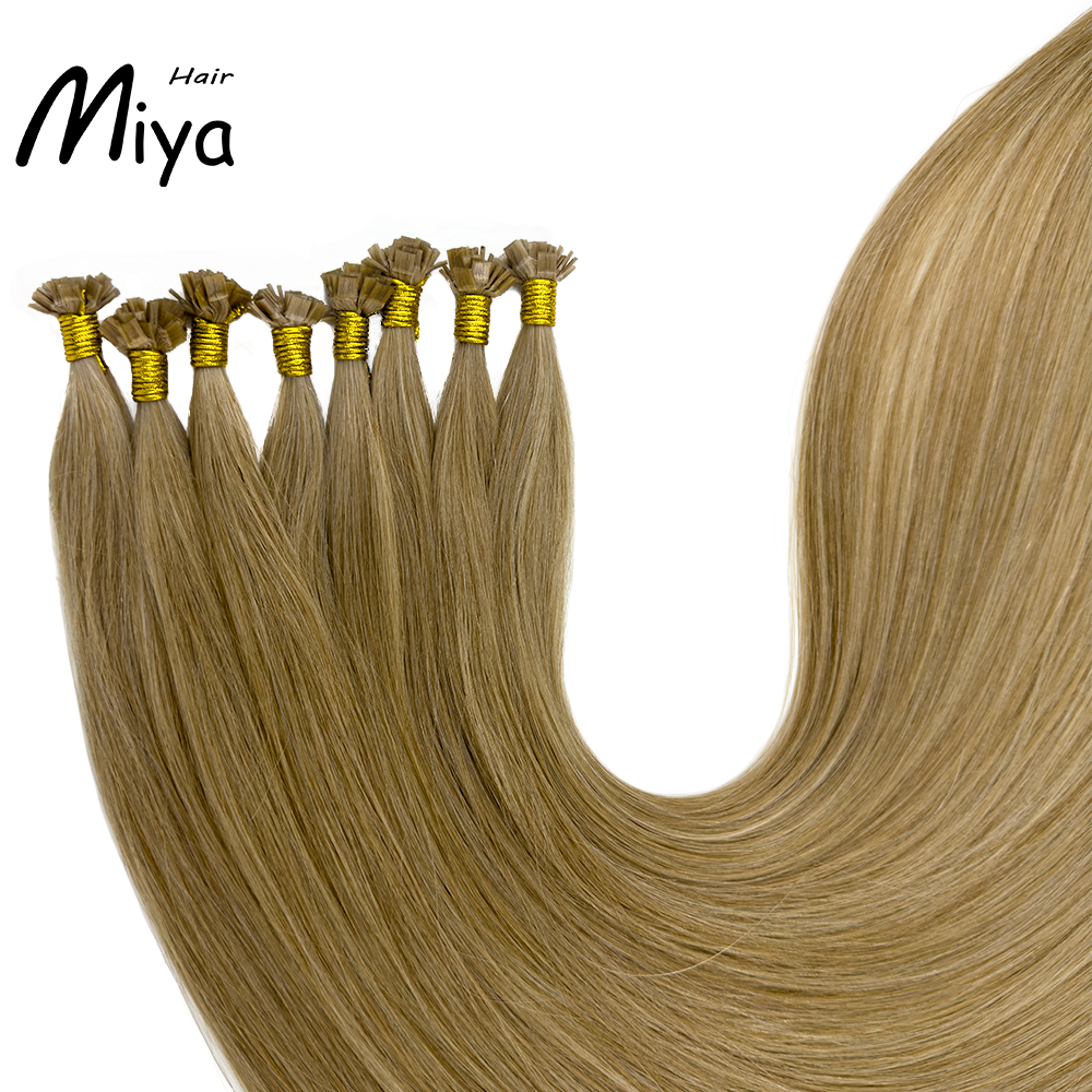 Mixed Hair Brown Hair Keratin Hair Best Quality Double Drawn 100% Cuticle Aligned Human Hair From One Donor 16-30inch Flat Tip Hair Unprocessed Hair
