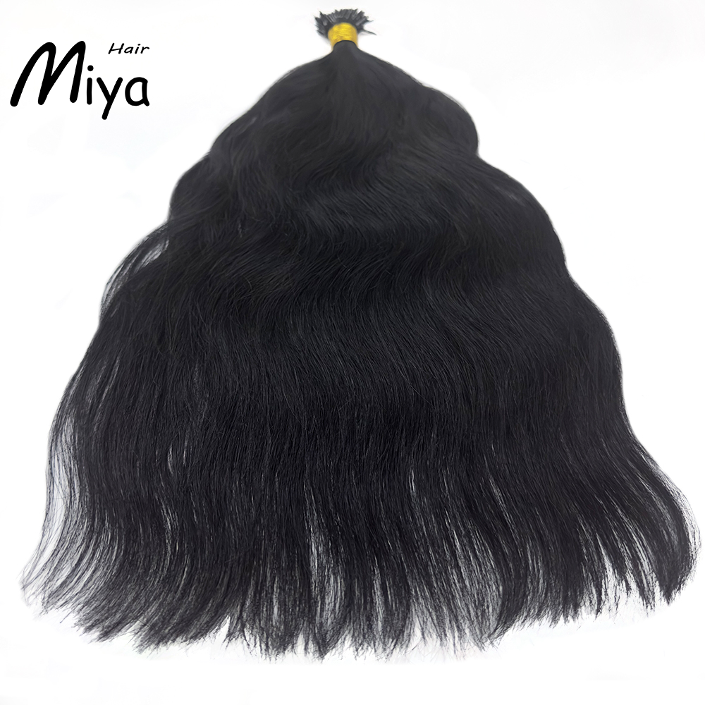 Natural Black Nano Natural Straight Virgin Hair Nano Ring Hair Best Quality Double Drawn 100% Cuticle Aligned Human Hair From One Donor 16-30inch Natural Nano Bead Hair Extensions Nano Hair