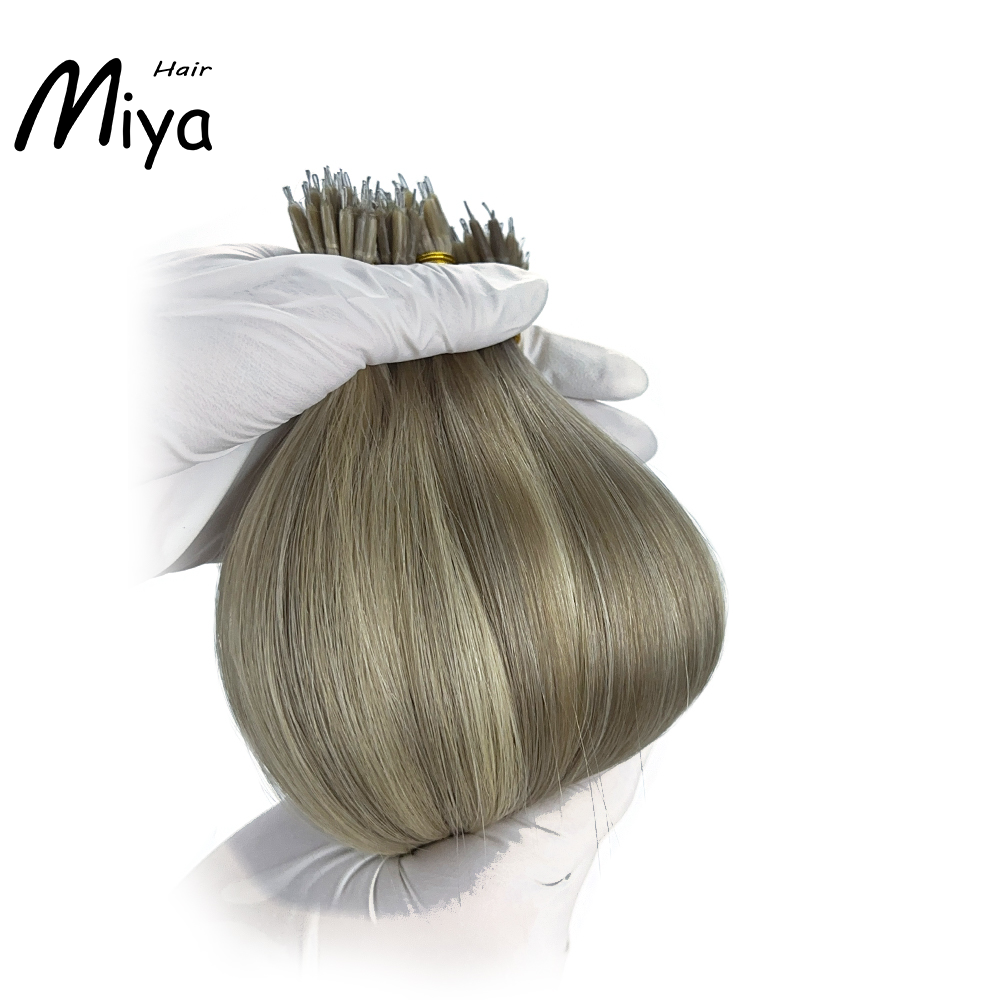 Piano Nano Highlight Hair Virgin Hair Nano Ring Hair Best Quality Double Drawn 100% Cuticle Aligned Human Hair From One Donor 16-30inch Nano Bead Hair Extensions Nano Hair