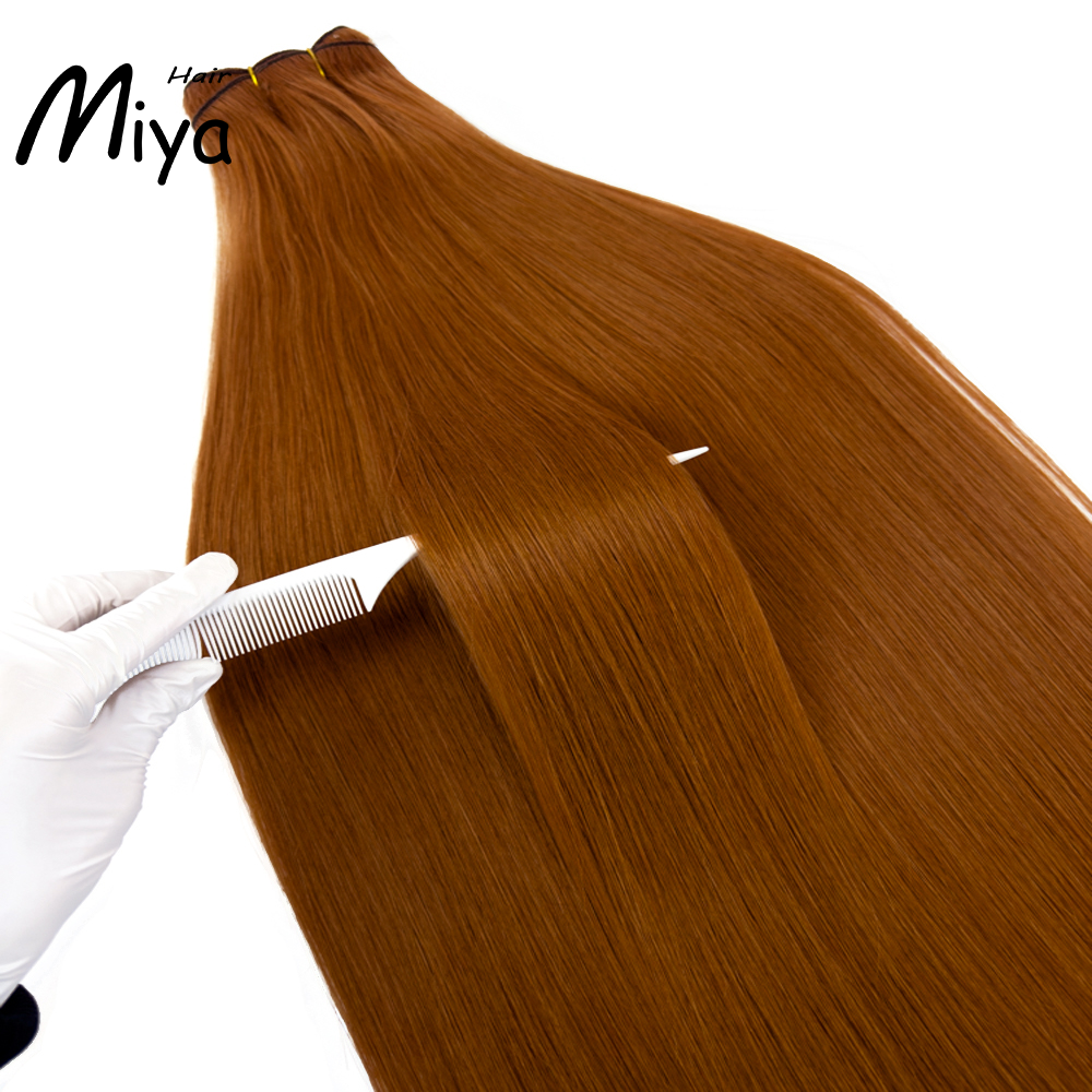 Copper Hair Bundles Copper Bundles Best Quality Double Drawn From One Donor 100% Cuticle Aligned Human Hair Extensions Machine Weft Volume Weft Hair Weft Hair Bundles