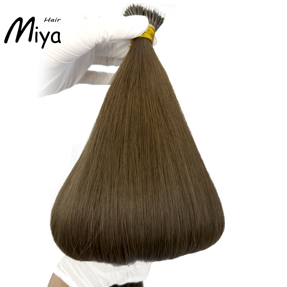 Dark Brown Nano Virgin Hair Nano Ring Hair Best Quality Double Drawn 100% Cuticle Aligned Human Hair From One Donor 16-30inch Nano Bead Hair Extensions Nano Hair