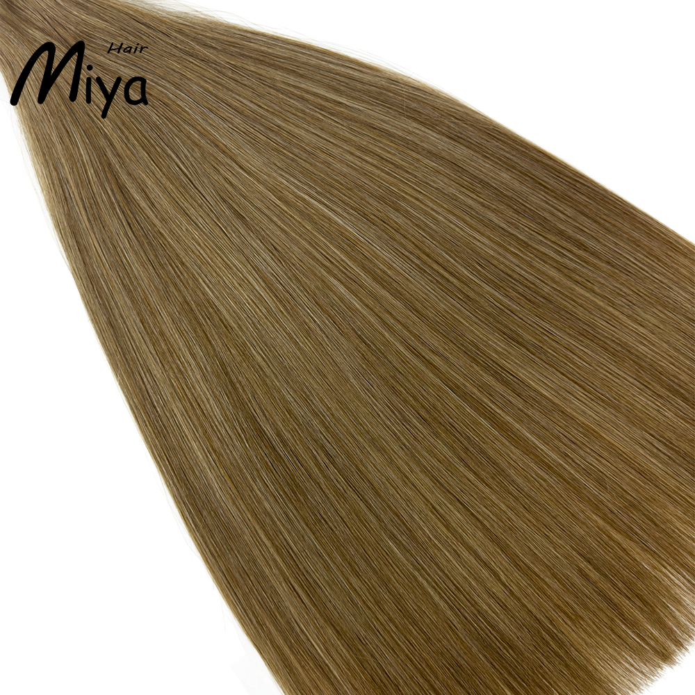 Mixed Color Genius Weft Best Quality Double Drawn 100% Cuticle Aligned Human Hair From One Donor 16-30inch Human Hair Extensions