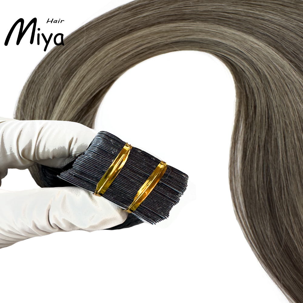 Balayage Tape Hair Tape Ins Best Quality Double Drawn 100% Cuticle Aligned Human Hair From One Donor 16-30inch Tape In Hair