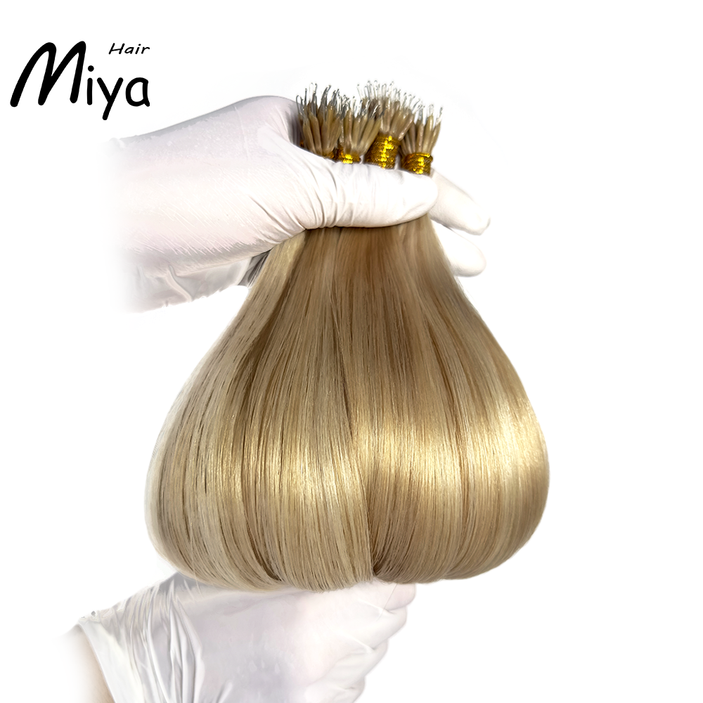 Piano Hair Highlight Virgin Hair Nano Ring Hair Best Quality Double Drawn 100% Cuticle Aligned Human Hair From One Donor 16-30inch Nano Bead Hair Extensions Nano Hair