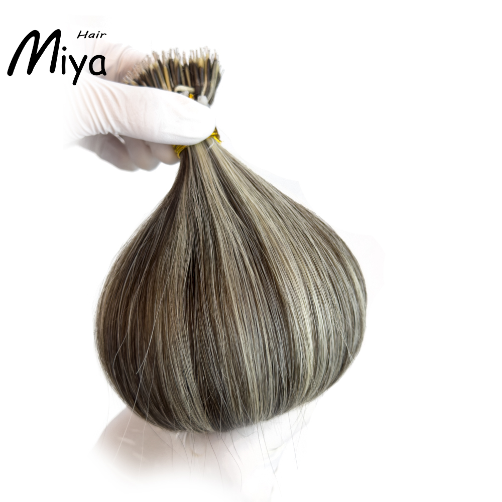 Piano Nano Highlight Virgin Hair Nano Ring Hair Best Quality Double Drawn 100% Cuticle Aligned Human Hair From One Donor 16-30inch Nano Bead Hair Extensions Nano Hair
