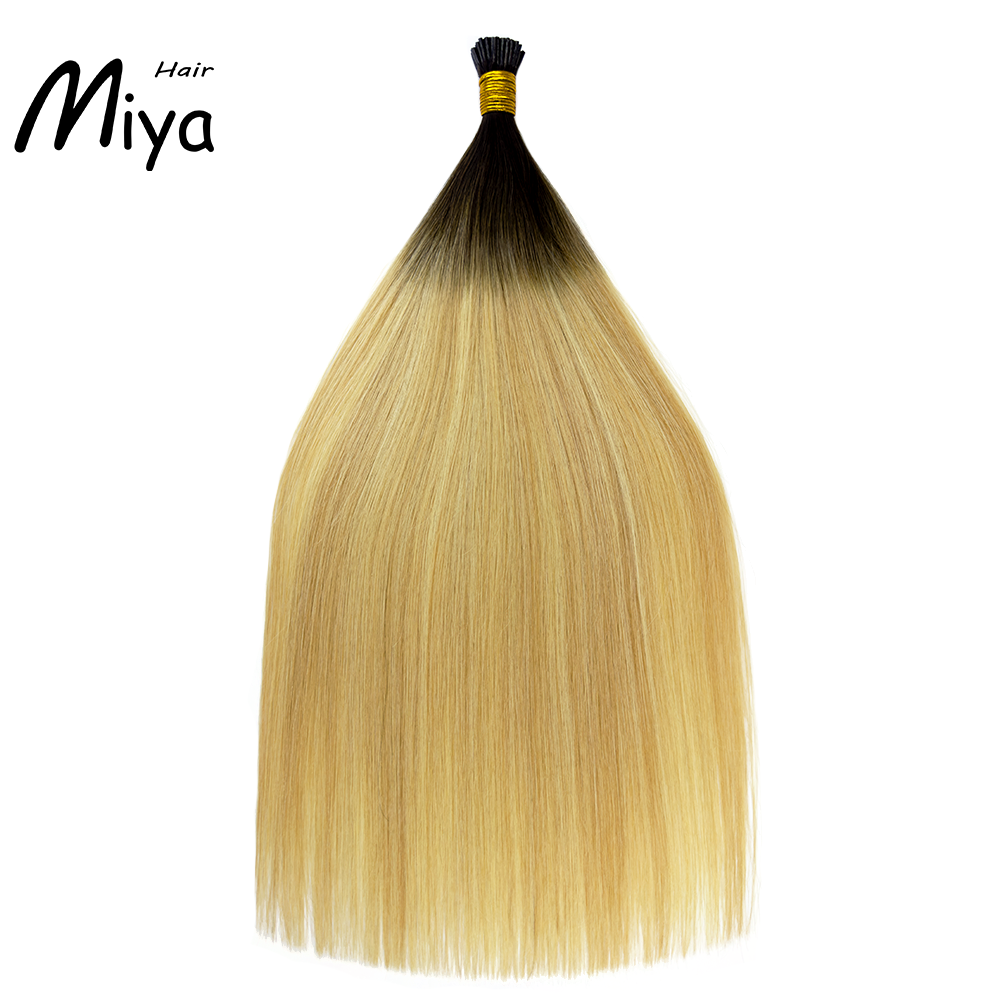 Balayage Blonde I Tip Hair Best Quality Double Drawn 100% Cuticle Aligned Human Hair From One Donor 16-30inch