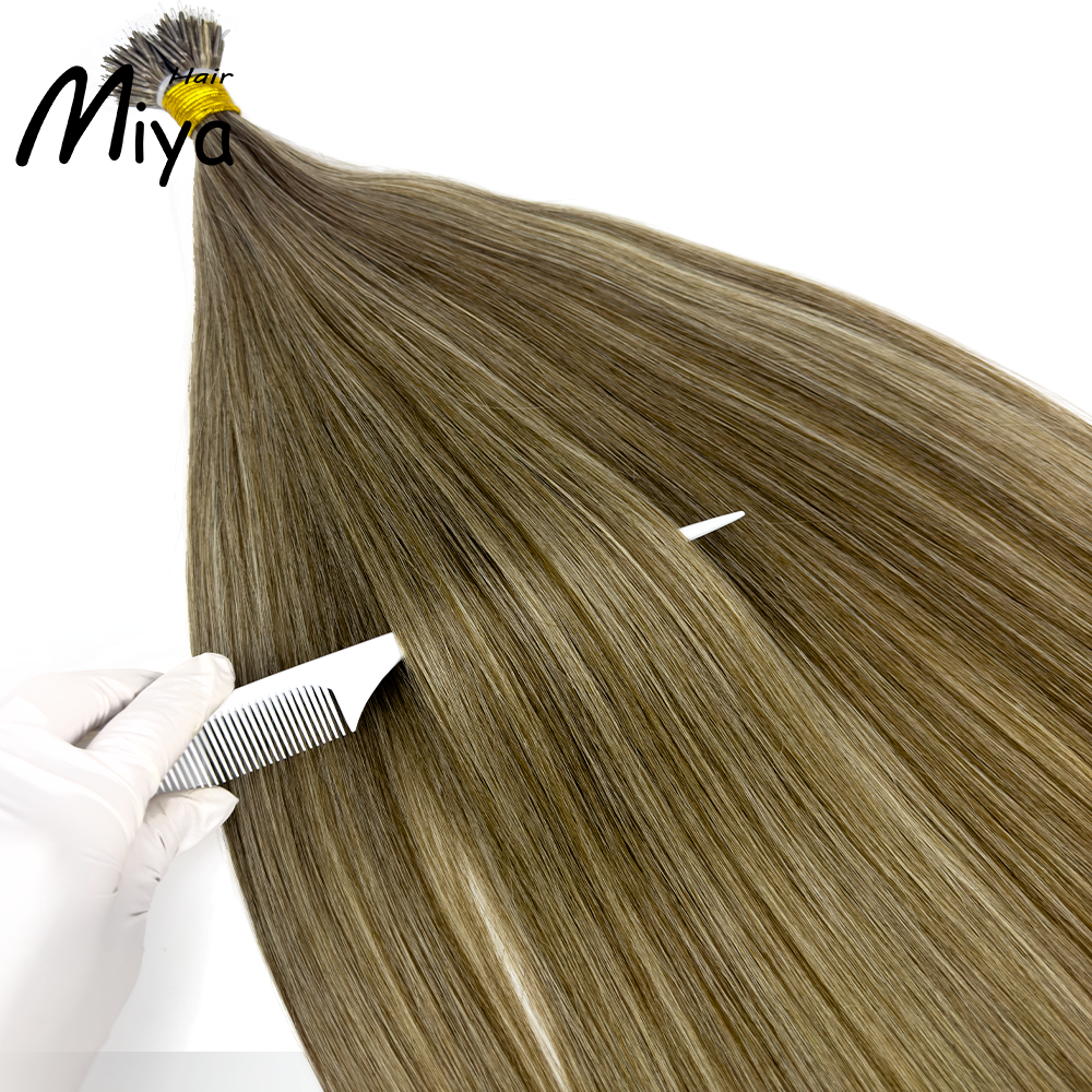 Piano Hair Highlight Virgin Hair Nano Ring Hair Best Quality Double Drawn 100% Cuticle Aligned Human Hair From One Donor 16-30inch Nano Bead Hair Extensions Nano Hair