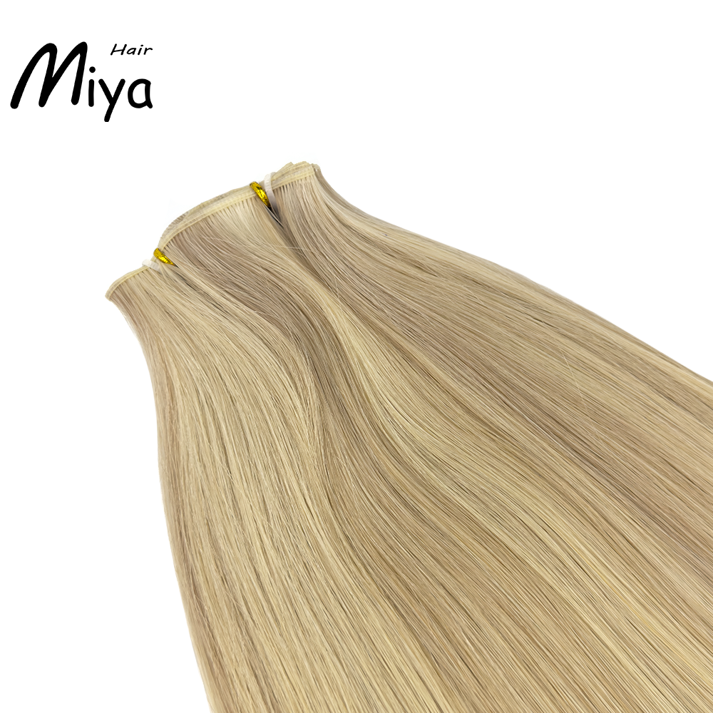 Piano Hair Highlight Weft Genius Weft Best Quality Double Drawn 100% Cuticle Aligned Human Hair Extensions From One Donor 16-30inch