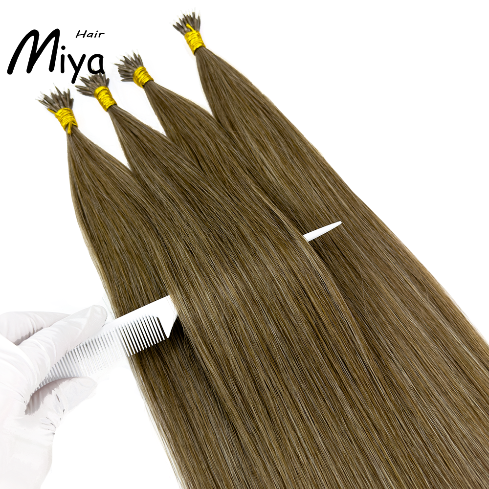 Mixed Hair Virgin Hair Nano Ring Hair Best Quality Double Drawn 100% Cuticle Aligned Human Hair From One Donor 16-30inch Nano Bead Hair Extensions Nano Hair