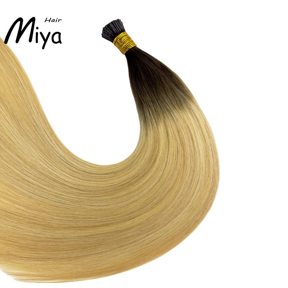 Balayage Blonde I Tip Hair Best Quality Double Drawn 100% Cuticle Aligned Human Hair From One Donor 16-30inch