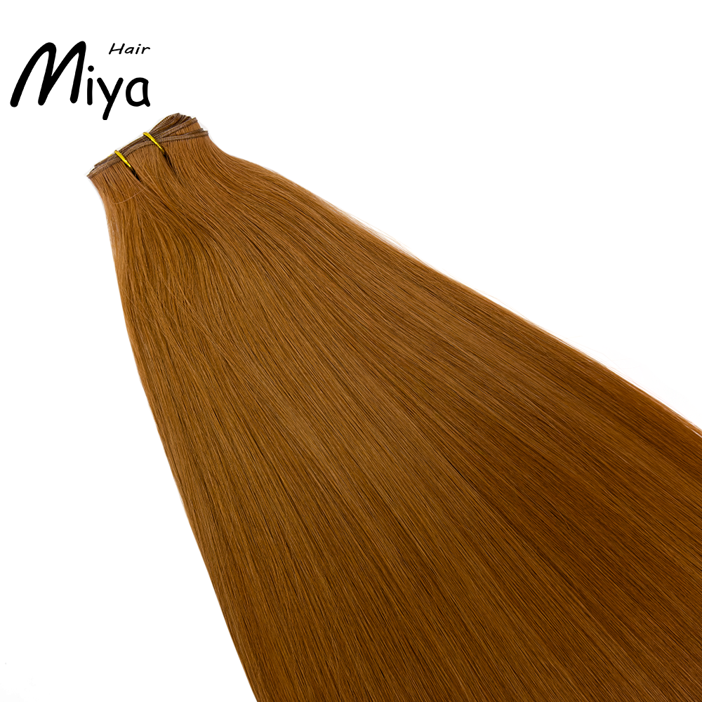 Copper Hair #33 Genius Weft Best Quality Double Drawn 100% Cuticle Aligned Human Hair From One Donor 16-30inch Hair Extensions