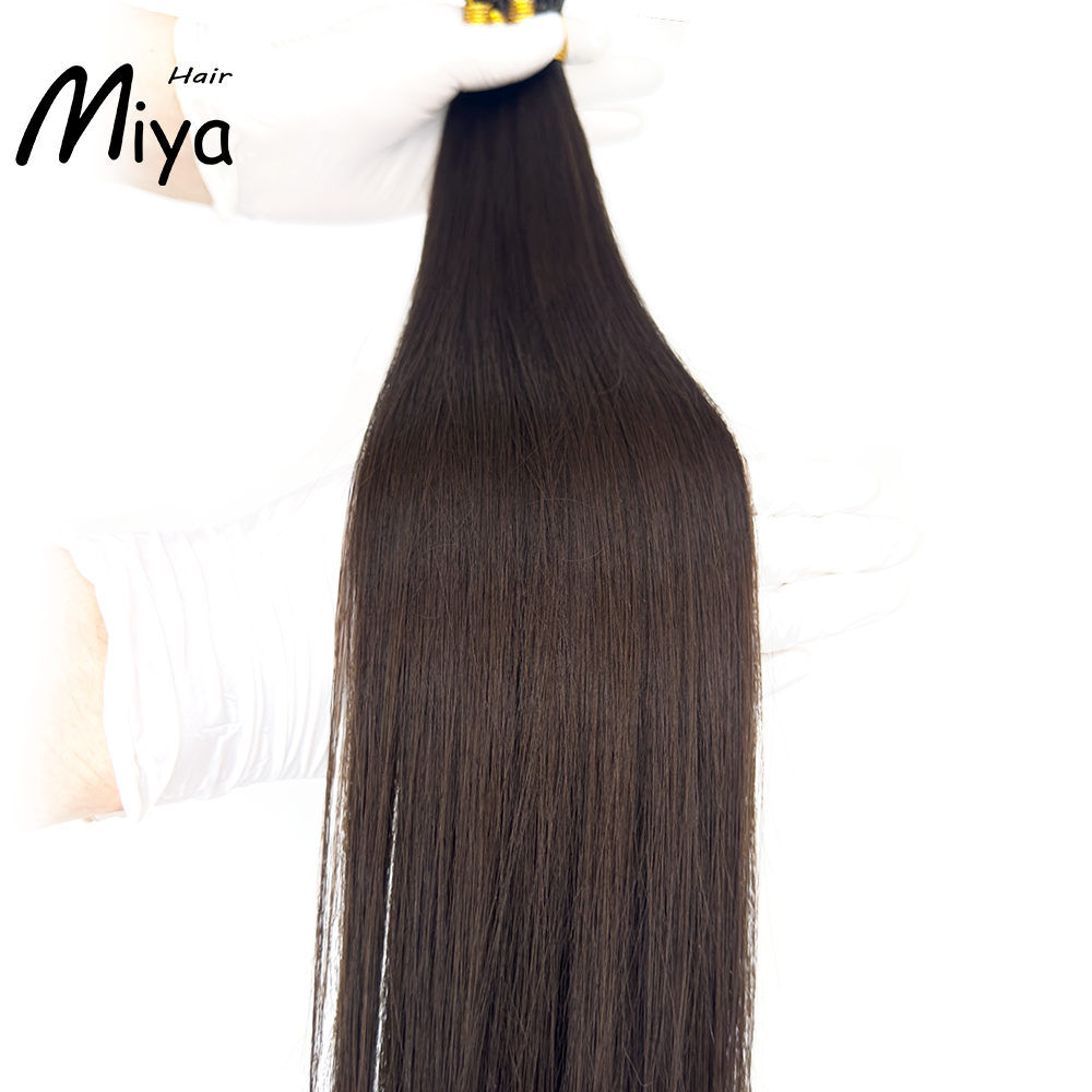 Chocolate Brown Hair Dark Brown Nano Ring Hair Virgin Hair Best Quality Double Drawn 100% Cuticle Aligned Human Hair From One Donor 16-30inch Nano Bead Hair Extensions Nano Hair