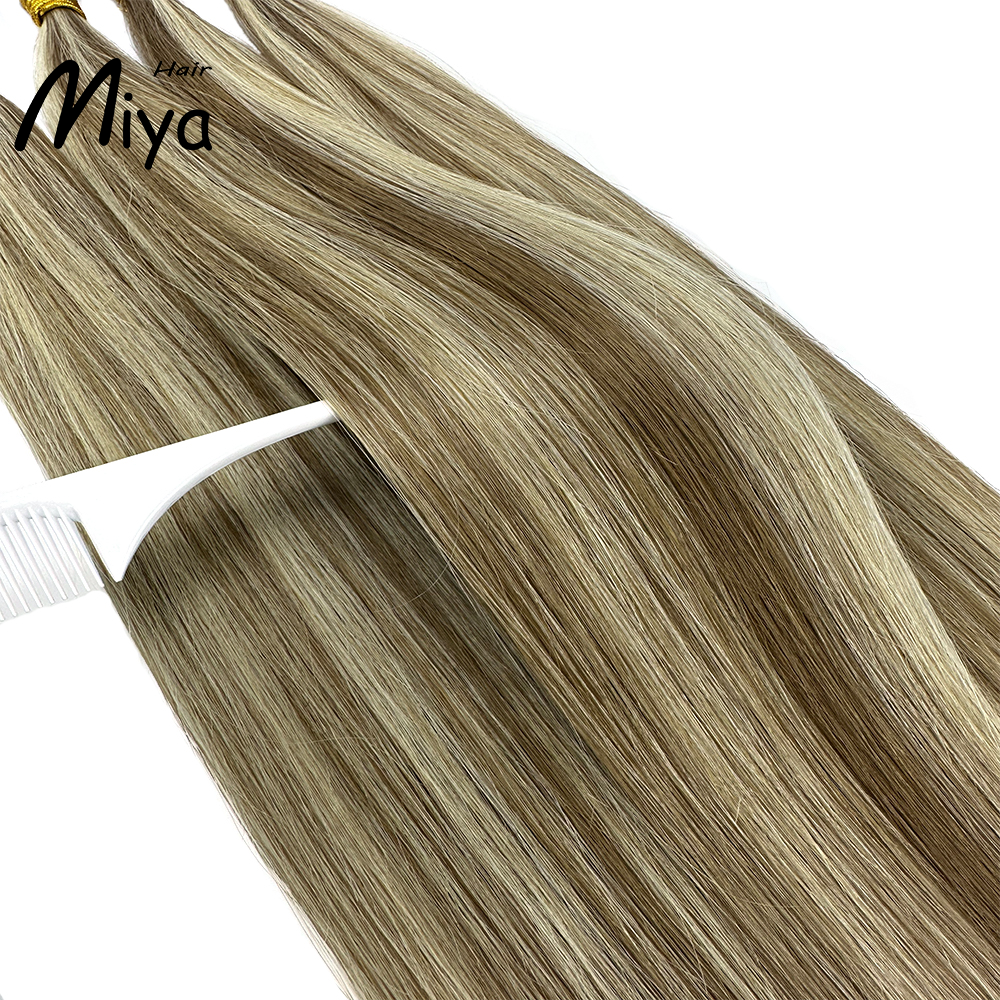 Piano Nano Highlight Virgin Hair Nano Ring Hair Best Quality Double Drawn 100% Cuticle Aligned Human Hair From One Donor 16-30inch Nano Bead Hair Extensions Nano Hair