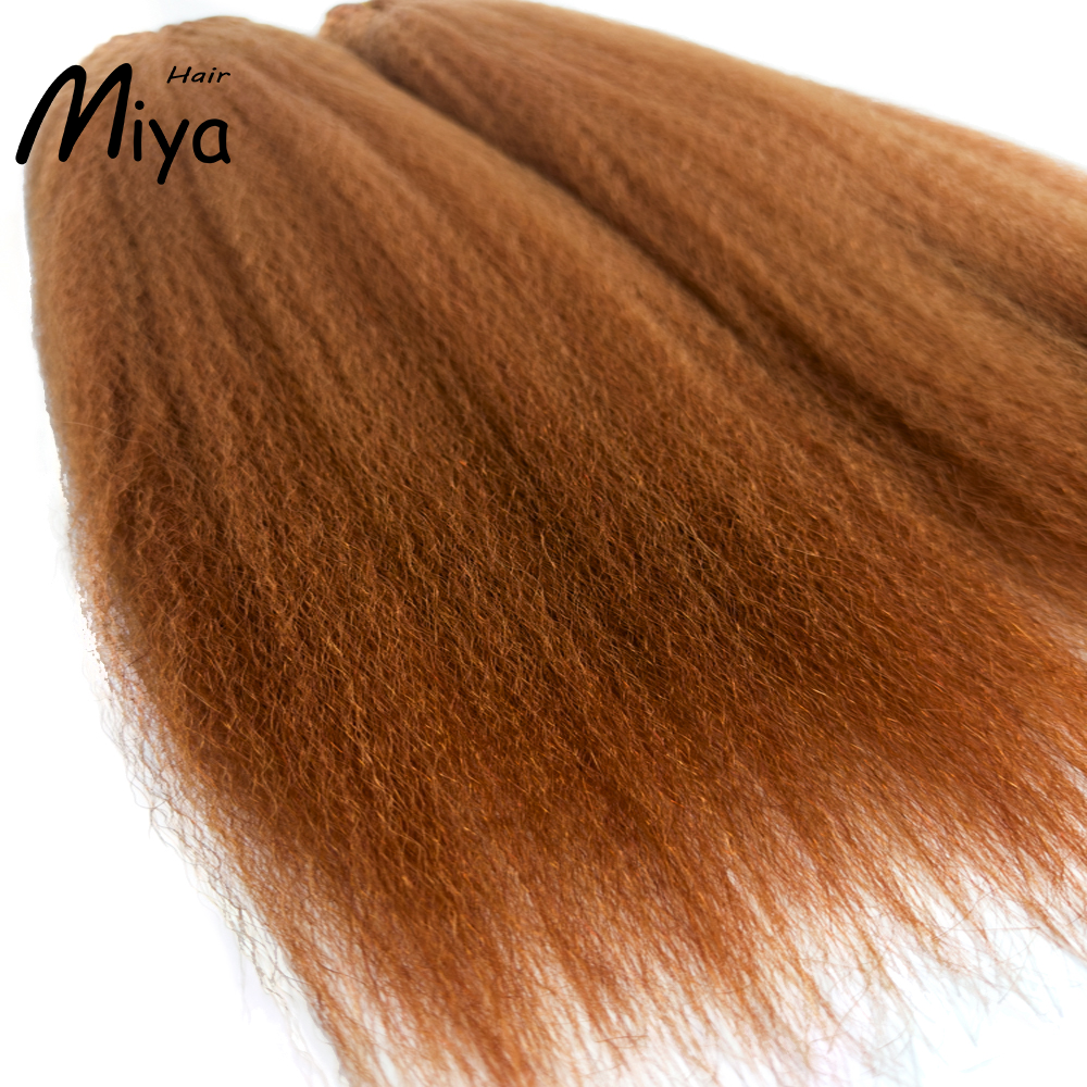 Copper Hair Bundles Kinky Straight Bundles From One Donor Best Quality Double Drawn 100% Cuticle Aligned Human Hair Extensions Machine Weft Volume Weft Hair Weft Hair Bundles