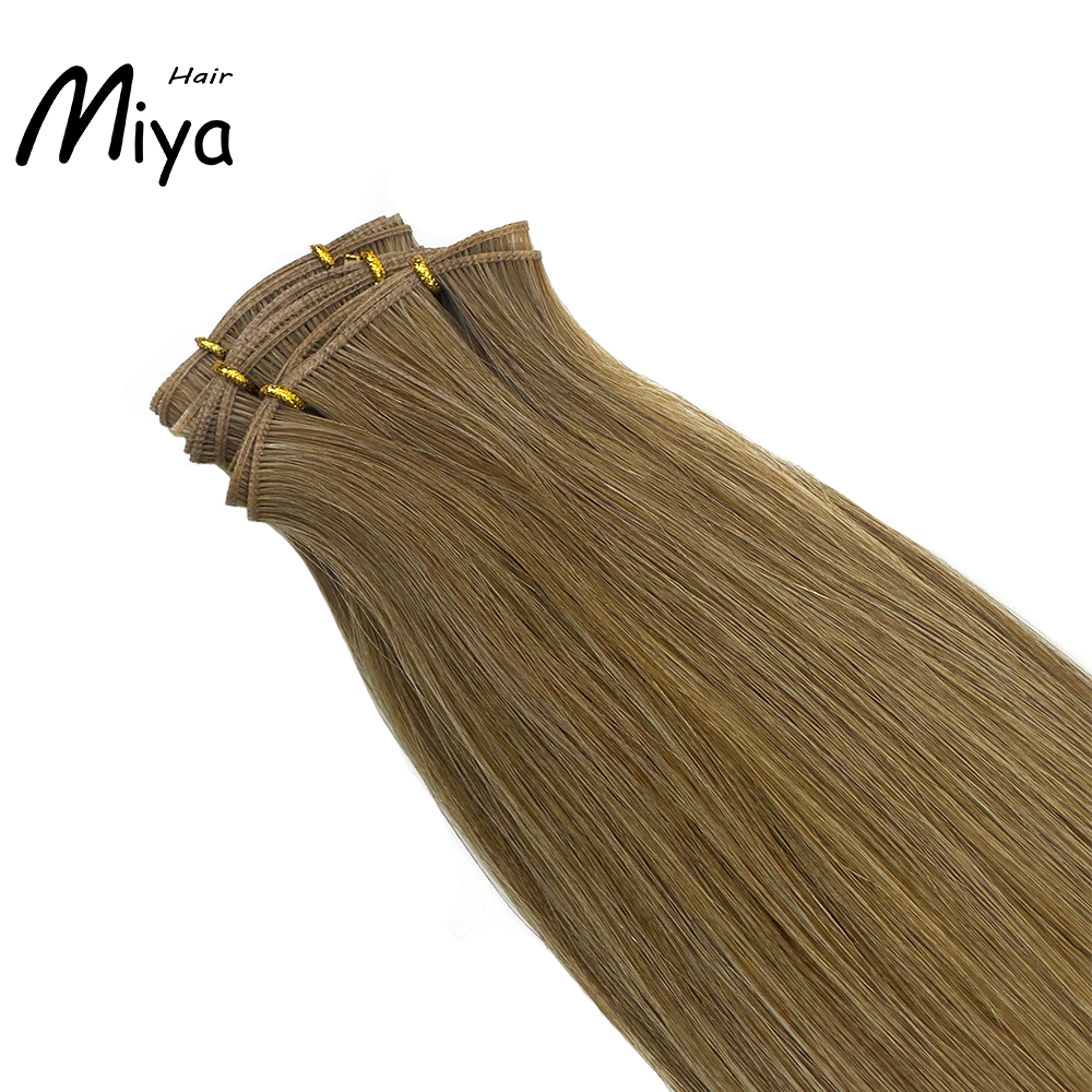 Mixed Color Genius Weft Best Quality Double Drawn 100% Cuticle Aligned Human Hair From One Donor 16-30inch Human Hair Extensions