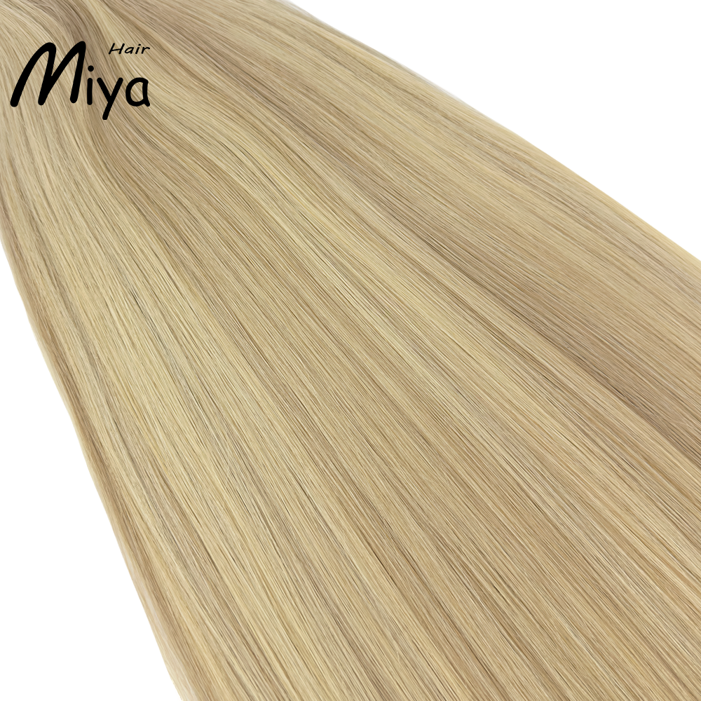 Piano Hair Highlight Weft Genius Weft Best Quality Double Drawn 100% Cuticle Aligned Human Hair Extensions From One Donor 16-30inch