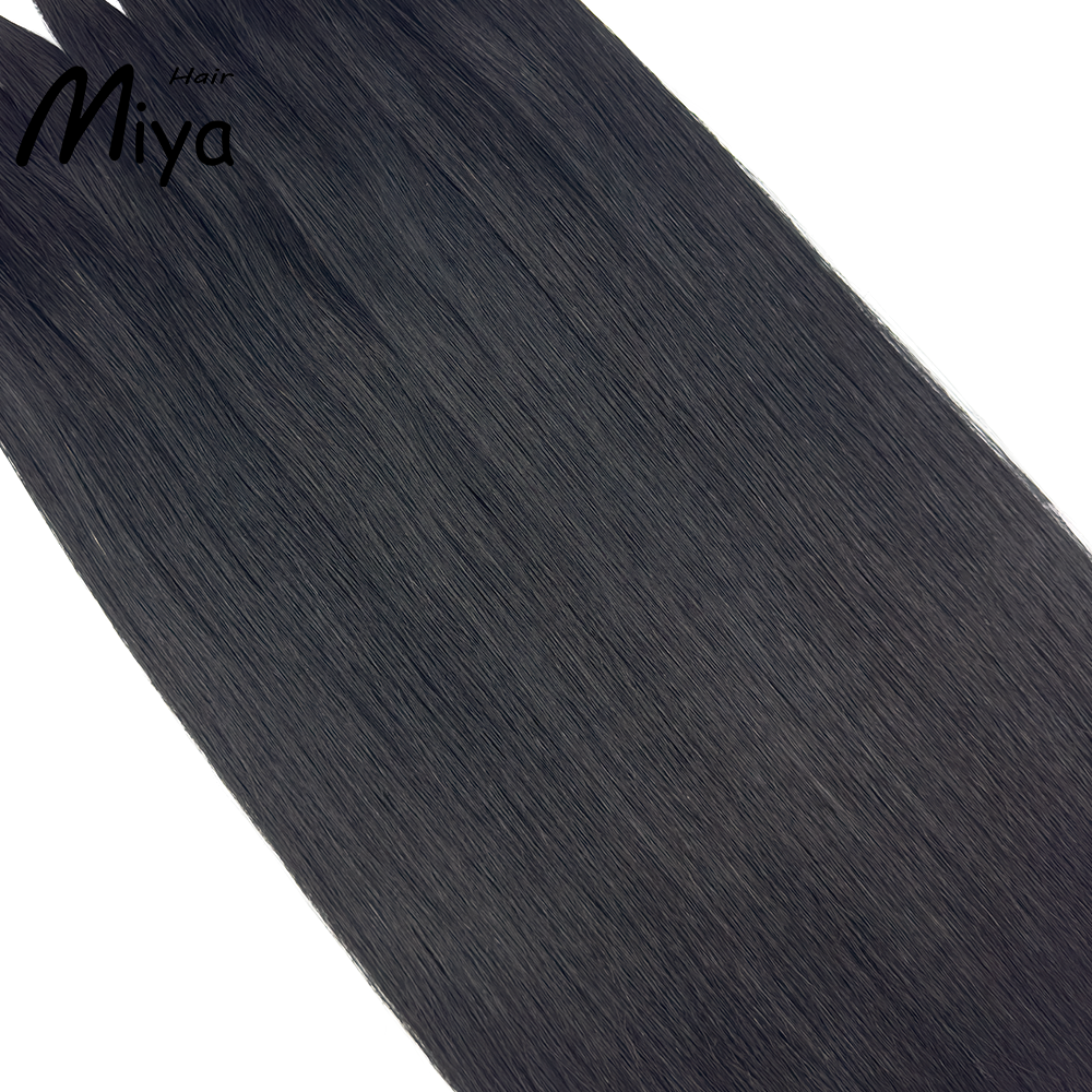 Jet Black Hair #1 Virgin Hair Keratin Hair Best Quality Double Drawn 100% Cuticle Aligned Human Hair From One Donor 16-30inch Flat Tip Hair Unprocessed Hair