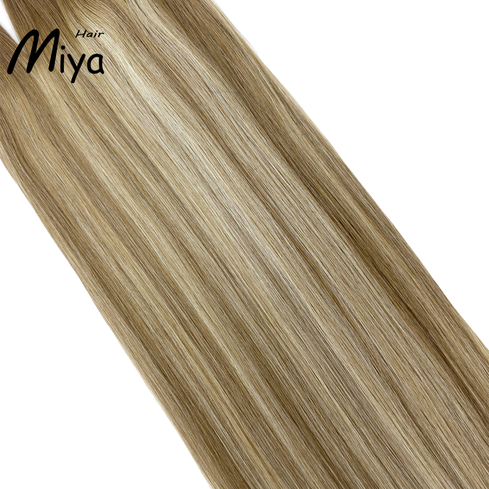 Balayage Hair Ombre Highlight Virgin Hair Nano Ring Hair Best Quality Double Drawn 100% Cuticle Aligned Human Hair From One Donor 18-24inch Nano Bead Hair Extensions Nano Hair