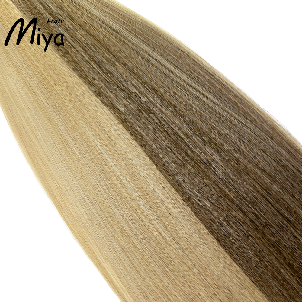 Piano Hair Highlight Balayage Nano Virgin Hair Nano Ring Hair Best Quality Double Drawn 100% Cuticle Aligned Human Hair From One Donor 18-24inch Nano Bead Hair Extensions Nano Hair