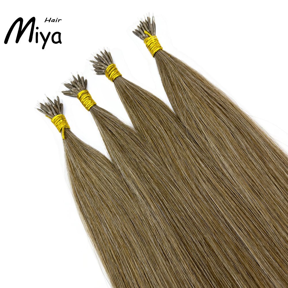 Mixed Hair Virgin Hair Nano Ring Hair Best Quality Double Drawn 100% Cuticle Aligned Human Hair From One Donor 16-30inch Nano Bead Hair Extensions Nano Hair