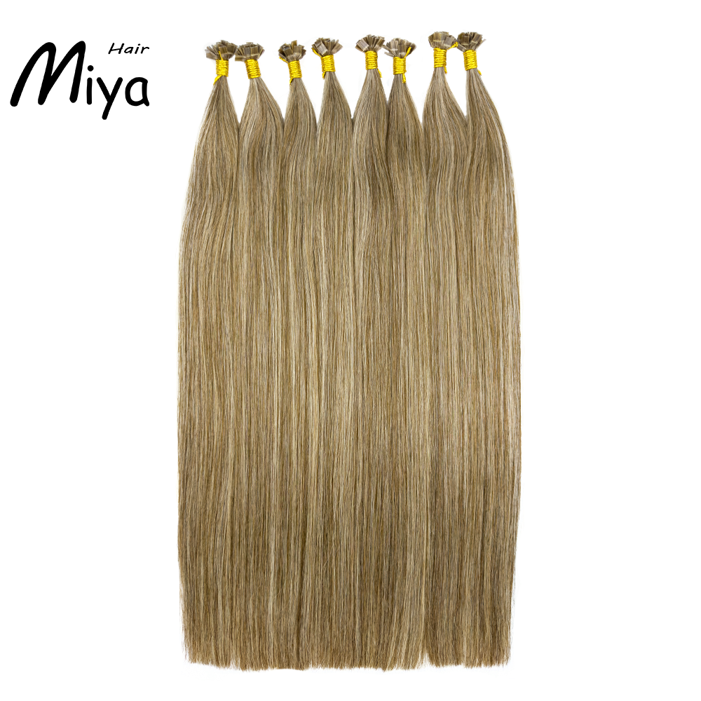 Mixed Hair Keratin Hair Virgin Hair Best Quality Double Drawn 100% Cuticle Aligned Human Hair From One Donor 16-30inch Flat Tip Hair Unprocessed Hair