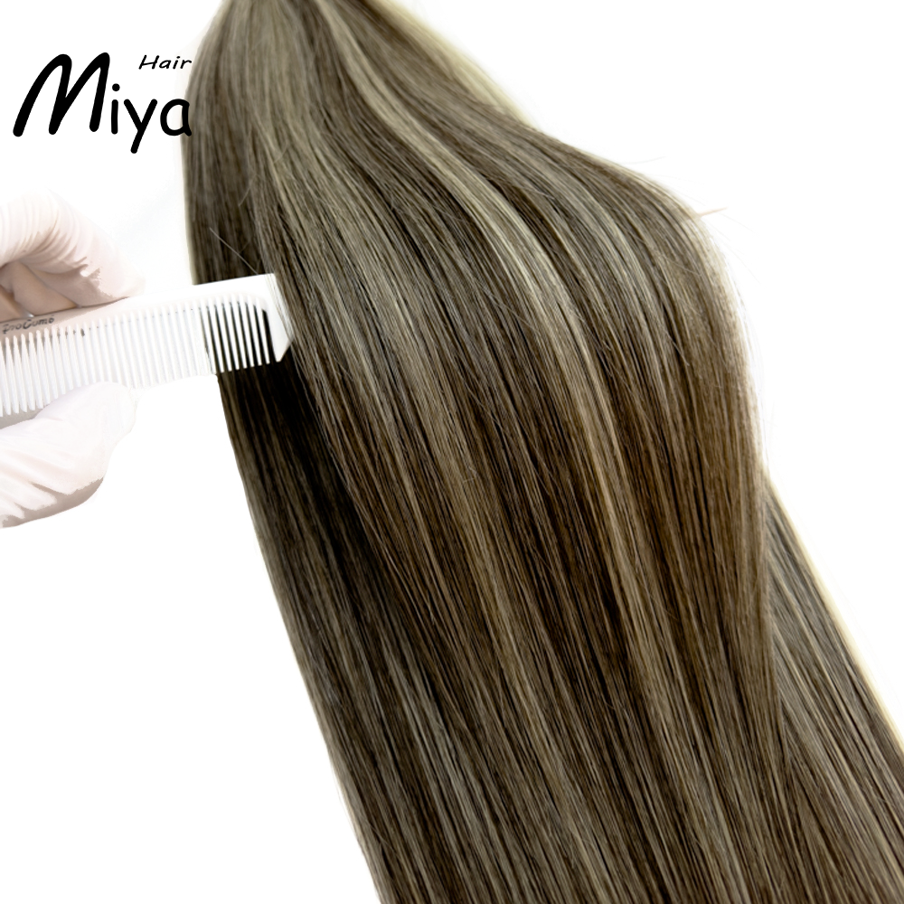 Piano Nano Highlight Virgin Hair Nano Ring Hair Best Quality Double Drawn 100% Cuticle Aligned Human Hair From One Donor 16-30inch Nano Bead Hair Extensions Nano Hair