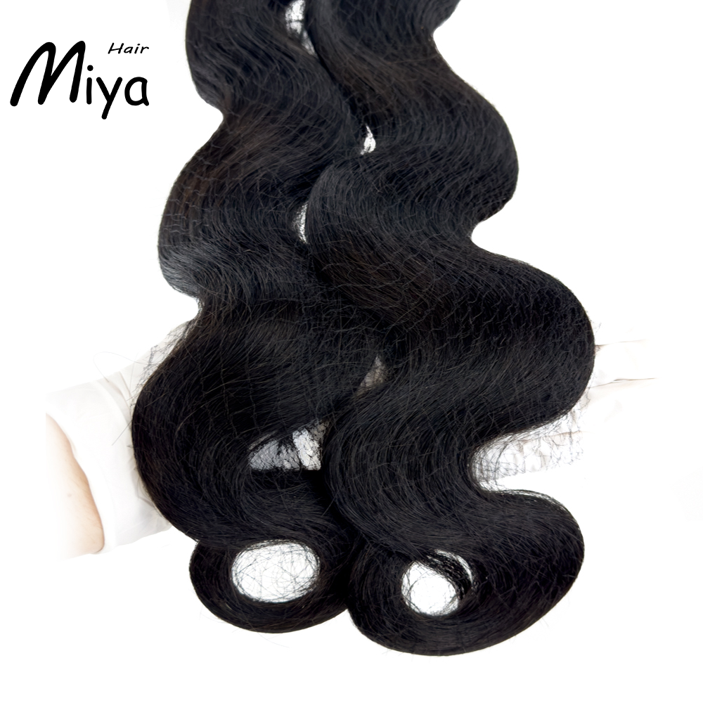 Natural Black Bundles Body Wave Bundles Natural From One Donor Extensions Best Quality Double Drawn 100% Cuticle Aligned Human Hair Extensions Machine Weft Volume Weft Hair Weft Hair Bundles