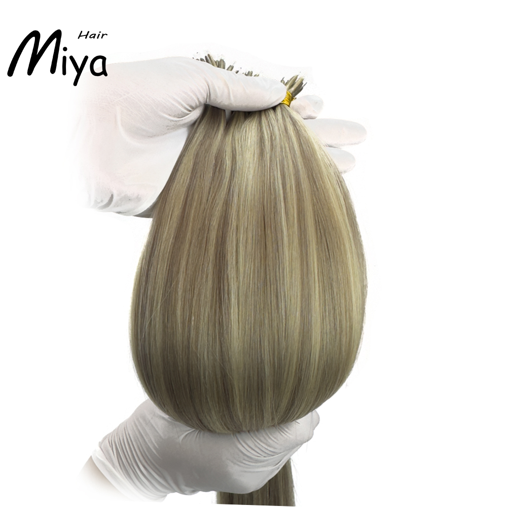 Piano Nano Highlight Virgin Hair Nano Ring Hair Best Quality Double Drawn 100% Cuticle Aligned Human Hair From One Donor 16-30inch Nano Bead Hair Extensions Nano Hair