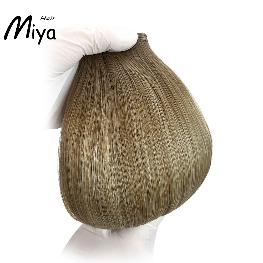 Balayage Hair Ombre Highlight Genius Weft From One Donor Best Quality Double Drawn 100% Cuticle Aligned Human Hair Extensions 16-30inch