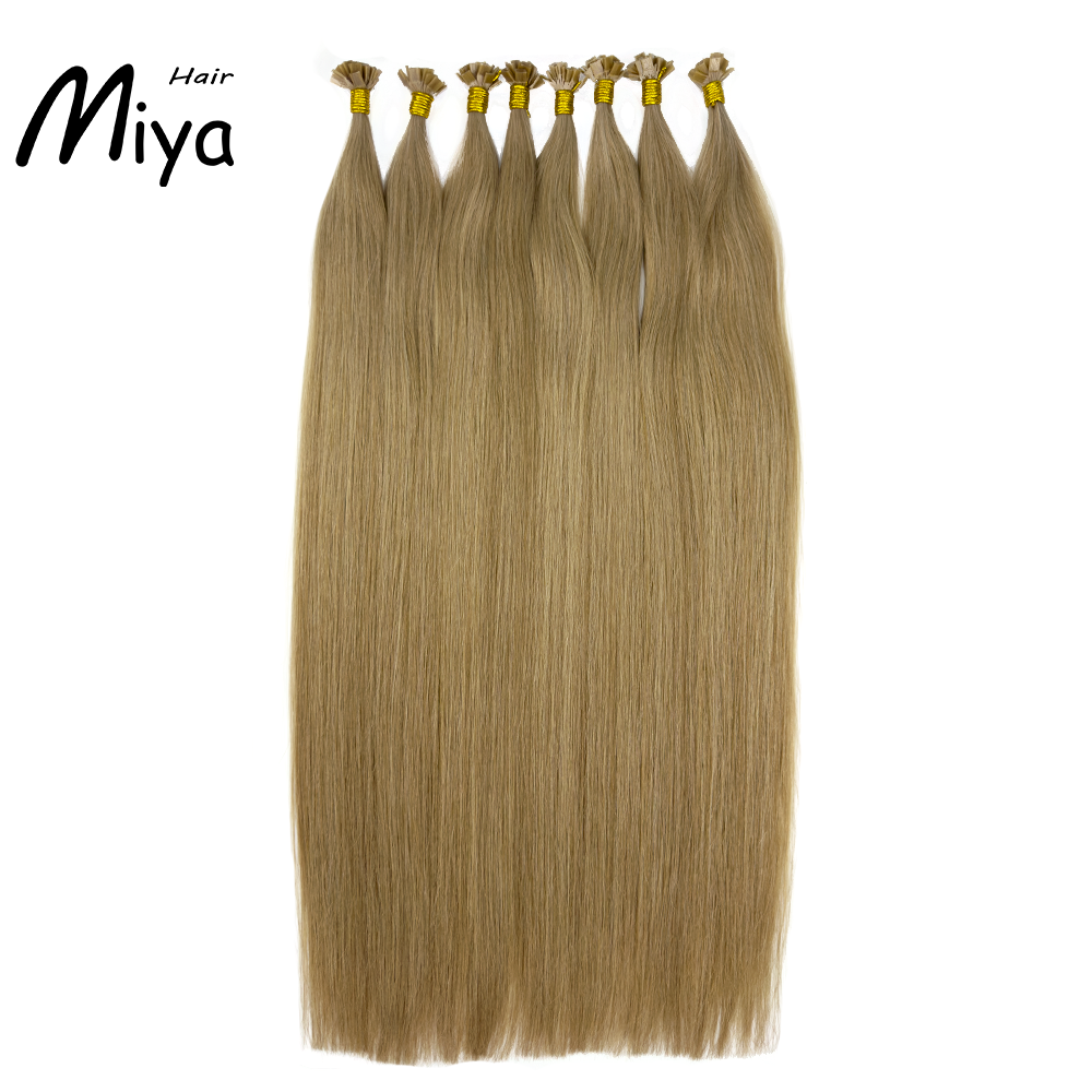 Mixed Hair Keratin Hair Virgin Hair Best Quality Double Drawn 100% Cuticle Aligned Human Hair From One Donor 16-30inch Flat Tip Hair Unprocessed Hair