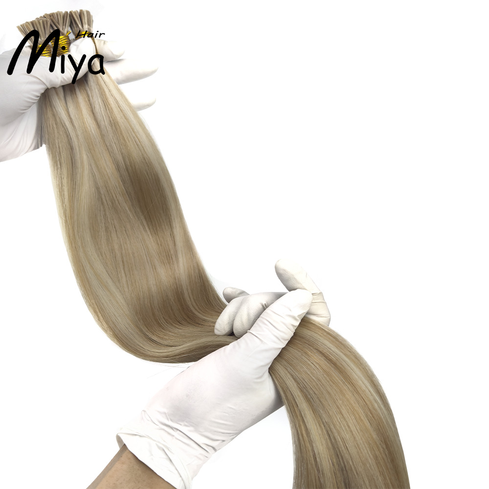 Piano Hair Blonde Highlight I Tip Hair Best Quality Double Drawn 100% Cuticle Aligned Human Hair From One Donor 16-30inch Virgin Hair